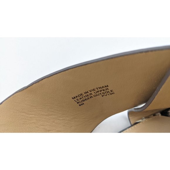 NEW Susina Terra Black Leather Slingback Wedge Sandals Size 7 - Picture 6 of 6